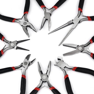 Jewelry Making Pliers Set Round Nose End Cutting Wire Pliers