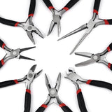 Jewelry Making Pliers Set Round Nose End Cutting Wire Pliers