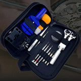30pcs Watch Repair Tool Kit Clock Pry Screwdriver Hammer Set