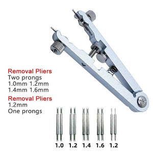 Watch Band Remover Plier 6825 Spring Bar Watch Strap Aluminum Alloy Repair Tool