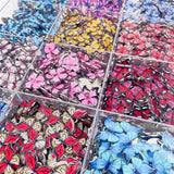 Multicolor Enamel Butterfly Charm Accessories High Alloy Insect Pendant
