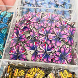 Multicolor Enamel Butterfly Charm Accessories High Alloy Insect Pendant