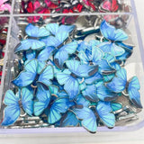 Multicolor Enamel Butterfly Charm Accessories High Alloy Insect Pendant