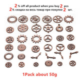 Metal Gear Clock Hand Jewelry Filling UV Resin Epoxy Mold Accessories