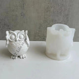 Large Owl Silicone Candle Mold 3d Animal Owl Aromatherapy Plaster Resin Crafts
