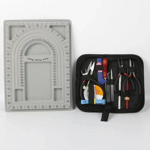 Multi-Style Bead Measurement Tool Set DIY Box Metal Summer
