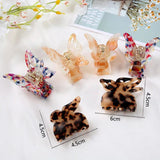 Gradient Butterfly Hair Claw for Women Girls Hairpin
