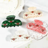 Sweet Love Wings Hair Claw Diamond Crab Hair Clip