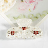 Sweet Love Wings Hair Claw Diamond Crab Hair Clip