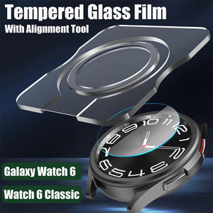 Tempered Glass Film Galaxy Watch 6 40mm 44mm/6 Classic 43mm 47mm Easy Install