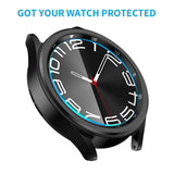 Tempered Glass Film Galaxy Watch 6 40mm 44mm/6 Classic 43mm 47mm Easy Install