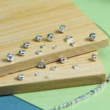 Geometric Triangle Square Coin Beads Jewelry