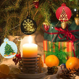 6Pcs Christmas Ball Ornament Resin Mold DIY Keychain Pendant Mould