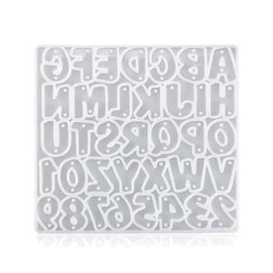 Alphabet Letter Number Earring Molds for DIY Jewelry Craft Making