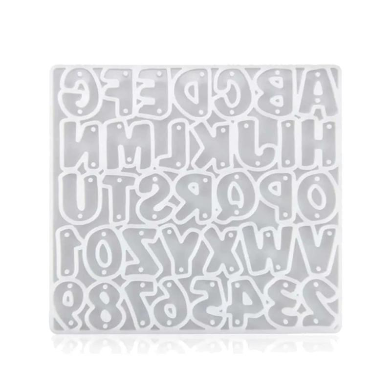 Alphabet Letter Number Earring Molds for DIY Jewelry Craft Making