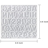 Alphabet Letter Number Earring Molds for DIY Jewelry Craft Making