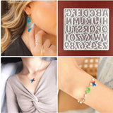 Alphabet Letter Number Earring Molds for DIY Jewelry Craft Making