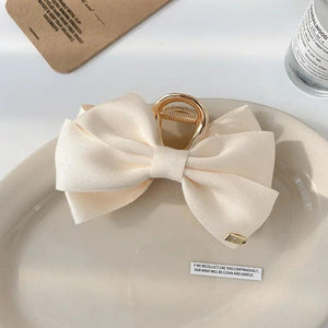 Big Bow Hair Claw Ribbon Hair Clip Claw Clamp Headwear