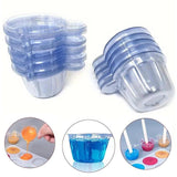 40ML Plastic Disposable Cups Dispenser Epoxy Stirring Stick Jewelry Making Tool