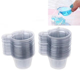 40ML Plastic Disposable Cups Dispenser Epoxy Stirring Stick Jewelry Making Tool