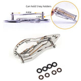 Multitool Key Holder Pocket Tools Key Keychain Carabiner Stainlesssteel