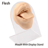 3D Silicone Mouth Model for Piercing Jewelry Display
