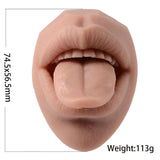 3D Silicone Mouth Model for Piercing Jewelry Display