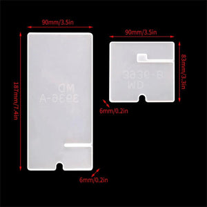 Phone Holder Resin Mold DIY Craft Epoxy Silicone Mould Casting Tools
