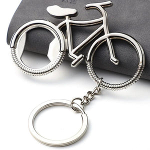Bike Shaped Bottle Opener Keychain for Cyclists