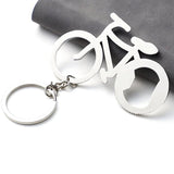 Bike Shaped Bottle Opener Keychain for Cyclists