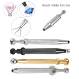 4 Claws Jewelry Holder Bead Ball Pick Up Tool Prong Tweezers Crystal Grabbers