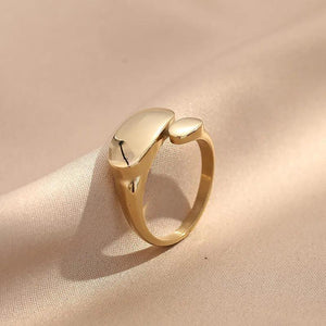 Titanium Steel Colorless Ring - Women's Gift