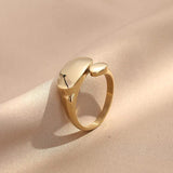 Titanium Steel Colorless Ring - Women's Gift