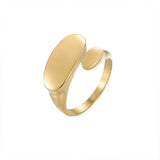 Titanium Steel Colorless Ring - Women's Gift