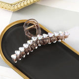 Rhinestone Heart Hair Claws Hairpin Hair Crabs Women Hair Clips