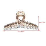 Rhinestone Heart Hair Claws Hairpin Hair Crabs Women Hair Clips