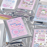 20pcs 6*8cm Aluminum Foil Silver Plastic Bags DIY Jewelry Packaging Pouches