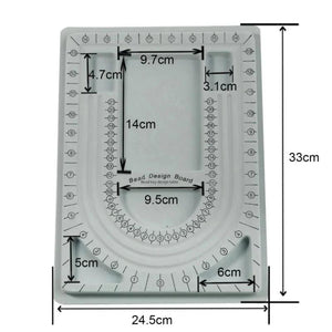 DIY Beaded Jewelry Plate for Necklace and Bracelet Making