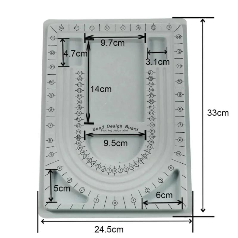 DIY Beaded Jewelry Plate for Necklace and Bracelet Making