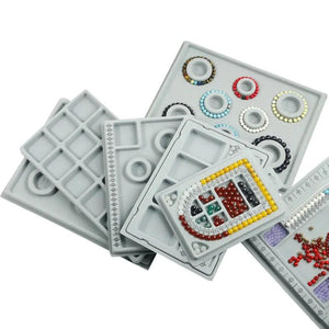 DIY Beaded Jewelry Plate for Necklace and Bracelet Making