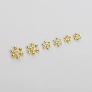 Copper Snowflake Separator Bracelet Necklace Preservation DIY