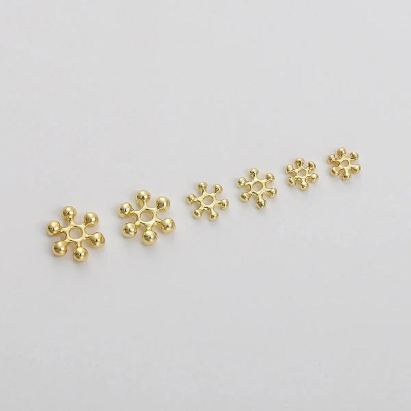Copper Snowflake Separator Bracelet Necklace Preservation DIY