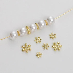 Copper Snowflake Separator Bracelet Necklace Preservation DIY