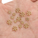 Copper Snowflake Separator Bracelet Necklace Preservation DIY