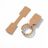 Jewelry Tag Self Adhesive Sticker Card Necklace Earring Display Label