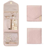 Roll Foldable Jewelry Case Travel Jewelry Organizer Portable