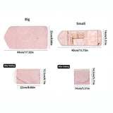 Roll Foldable Jewelry Case Travel Jewelry Organizer Portable