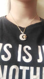 Celestial Sun And Moon Pendant Charm Friends Gift For Men Women