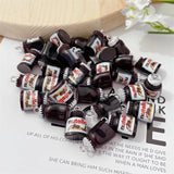 10pcs Peanut Butter Resin Charms for DIY Jewelry Making
