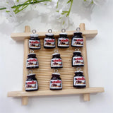 10pcs Peanut Butter Resin Charms for DIY Jewelry Making